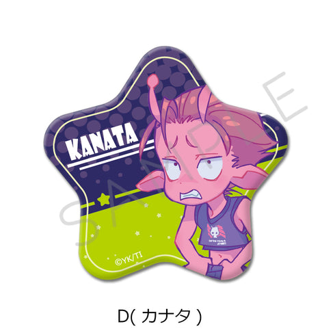 『銀河特急 ミルキー☆サブウェイ』星型缶バッジ D カナタ